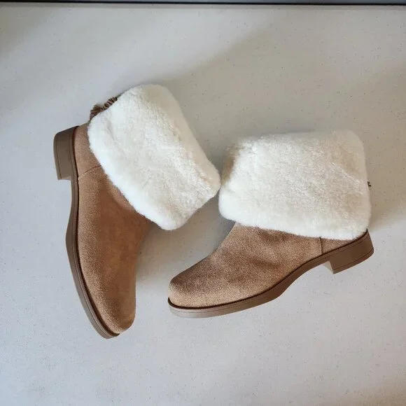 Larroude Suede Bootie "NEW" - Picture 7 of 16